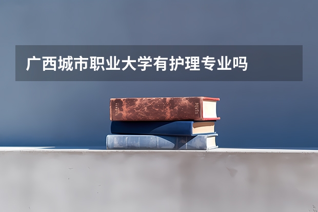 广西城市职业大学有护理专业吗