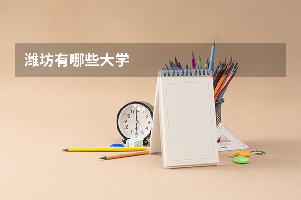 潍坊有哪些大学
