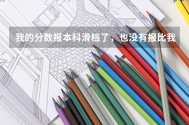 我的分数报本科滑档了，也没有报比我分数低的本科 然后就想着我这个分数去上一个专科 怎么样