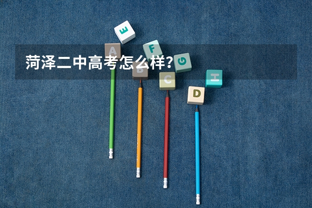 菏泽二中高考怎么样？