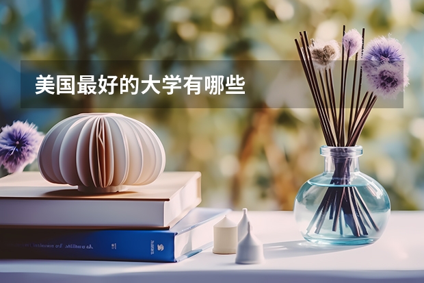 美国最好的大学有哪些