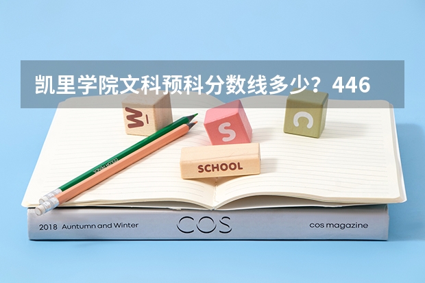 凯里学院文科预科分数线多少？446分能录取预科吗？
