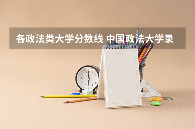 各政法类大学分数线 中国政法大学录取分数线