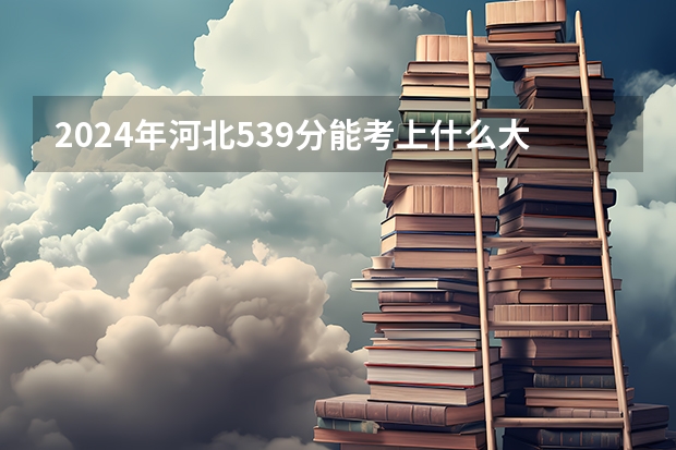 2024年河北539分能考上什么大学？