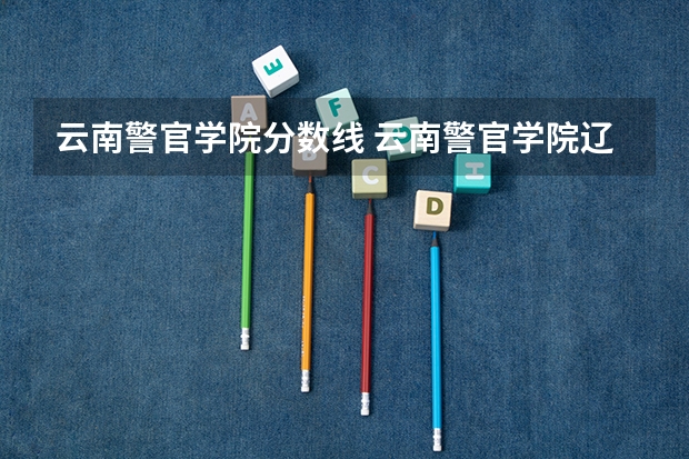 云南警官学院分数线 云南警官学院辽宁分数线