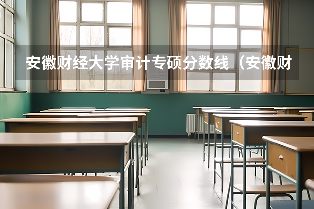 安徽财经大学审计专硕分数线（安徽财经大学商学院录取分数线）