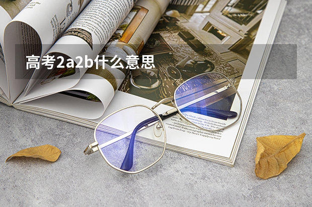 高考2a2b什么意思