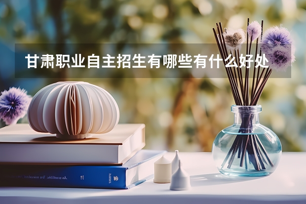 甘肃职业自主招生有哪些有什么好处