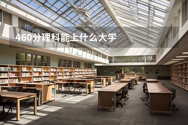 460分理科能上什么大学