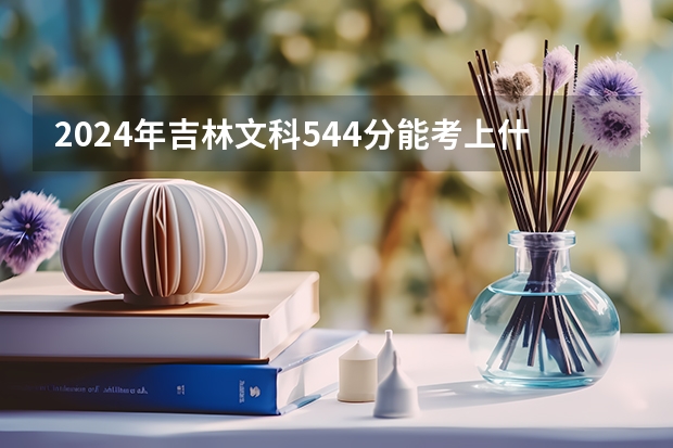 2024年吉林文科544分能考上什么大学？