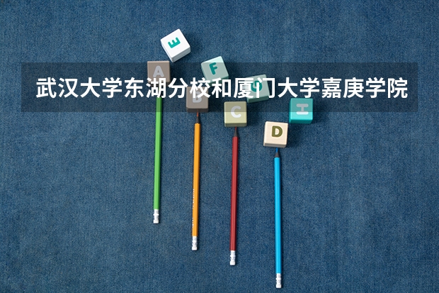 武汉大学东湖分校和厦门大学嘉庚学院哪个更好一些？