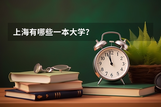 上海有哪些一本大学？