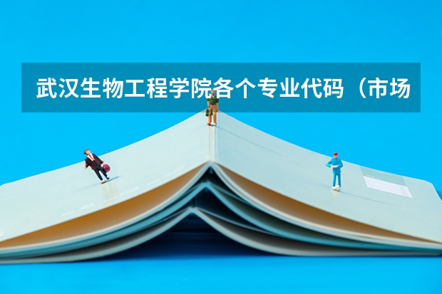 武汉生物工程学院各个专业代码（市场营销专业代码）