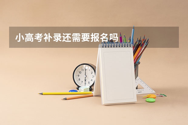 小高考补录还需要报名吗
