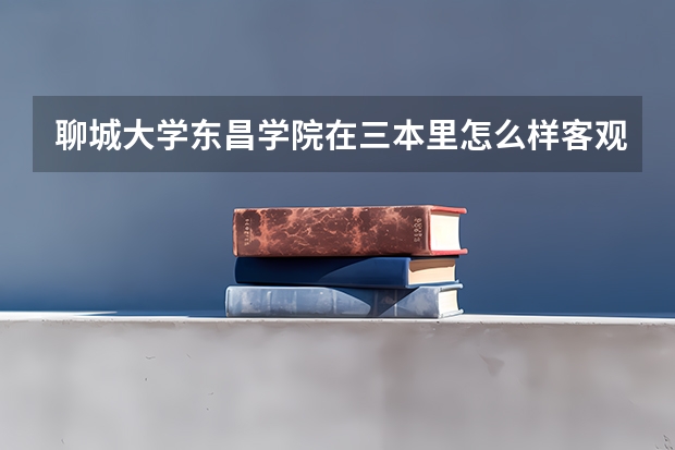 聊城大学东昌学院在三本里怎么样客观一点?