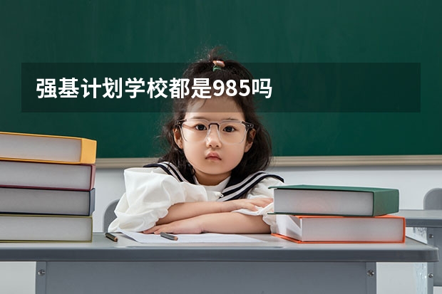 强基计划学校都是985吗