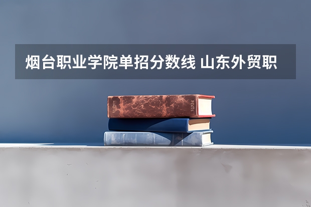 烟台职业学院单招分数线 山东外贸职业学院单招分数线