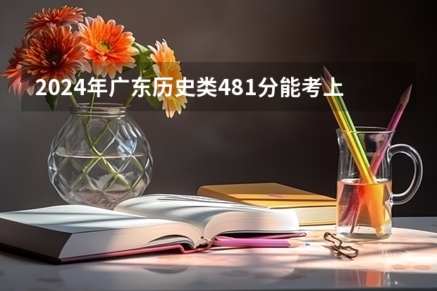 2024年广东历史类481分能考上什么大学?