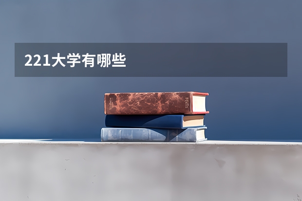 221大学有哪些