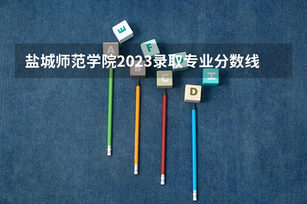 盐城师范学院2023录取专业分数线是多少？