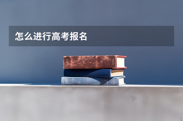 怎么进行高考报名
